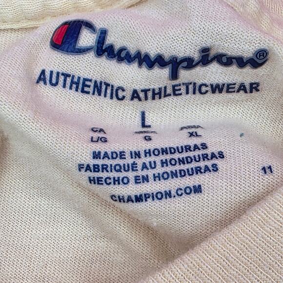 Champion Graphic T-Shirt Keep Your Mind Open Rainbow Psychedelic Print Size L - Picture 10 of 15